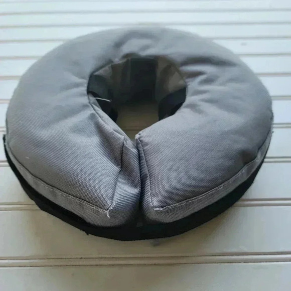 ZenPet Comfortable Recovery Collar for Dogs & Cats Inflatable Small Gray - Picture 9 of 14